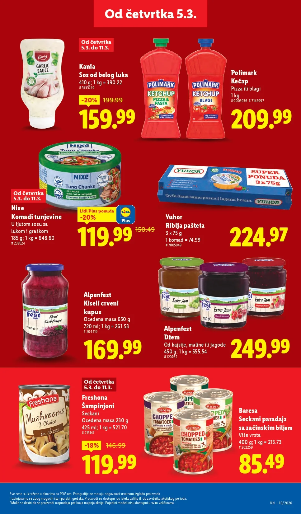 Lidl katalog 5-11.3.2026.