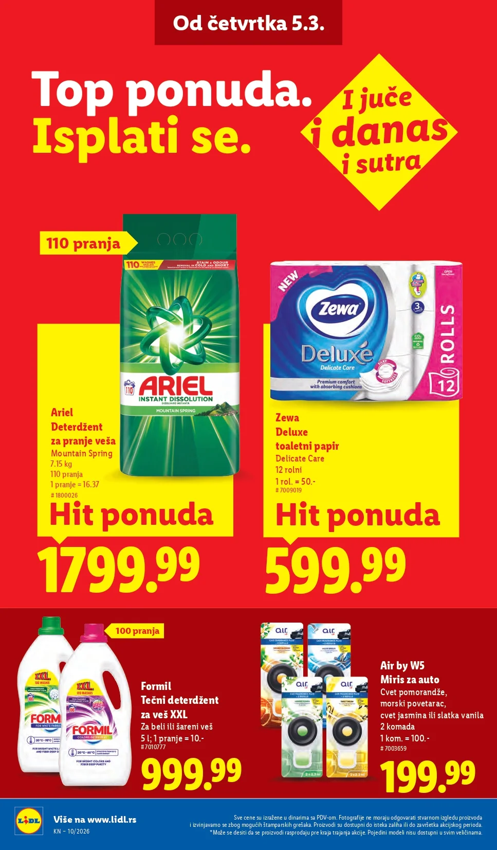 Lidl katalog 5-11.3.2026.