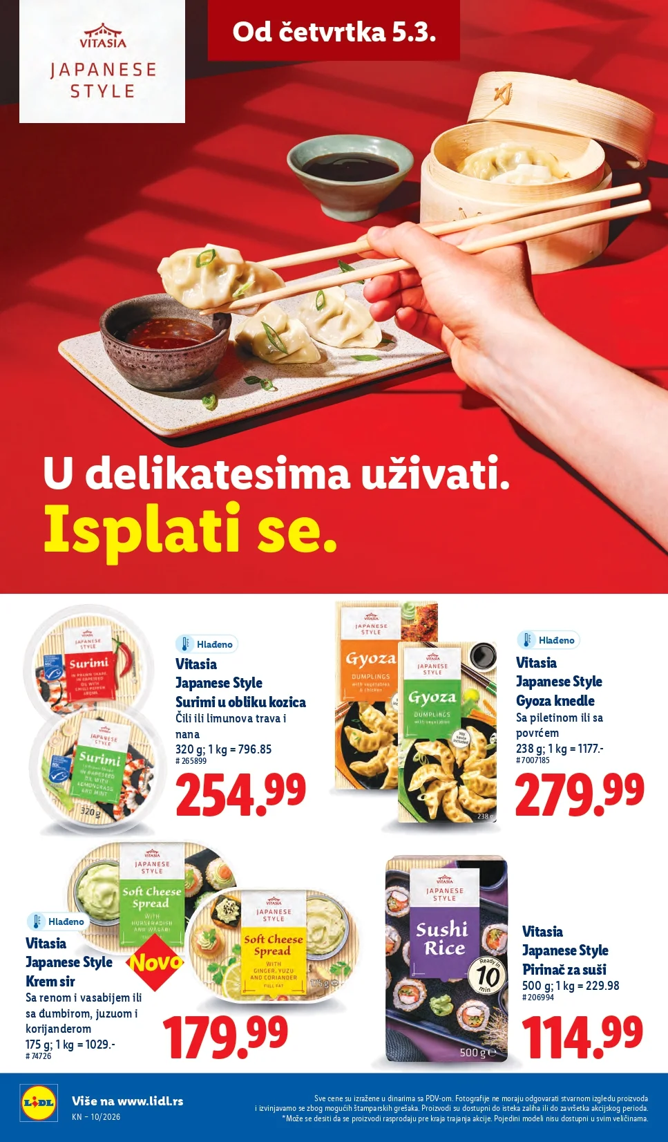 Lidl katalog 5-11.3.2026.