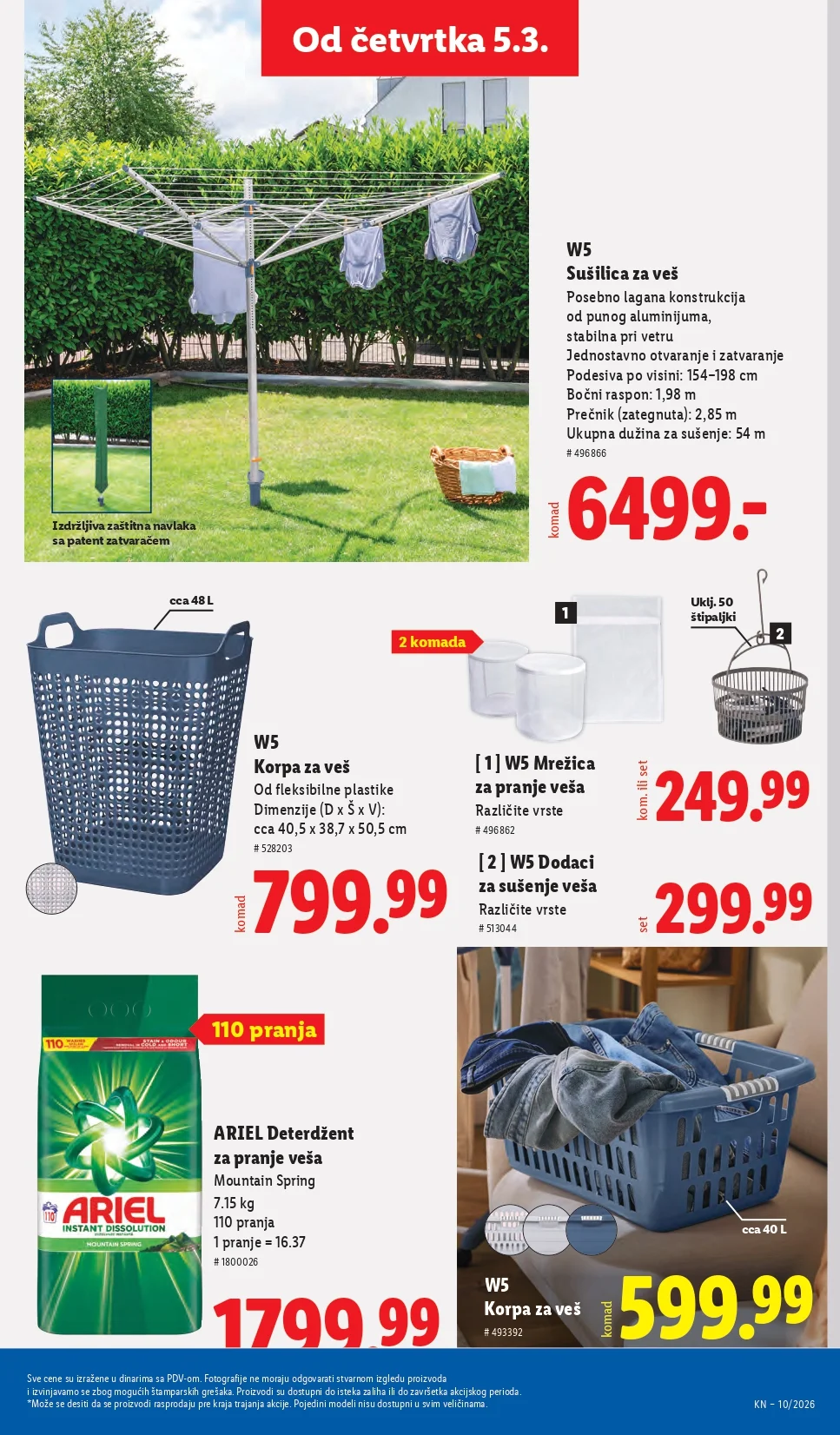 Lidl katalog 5-11.3.2026.