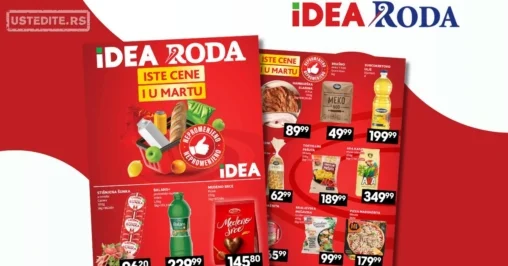 Roda & Idea katalog ISTE CENE 19-25.3.2026.