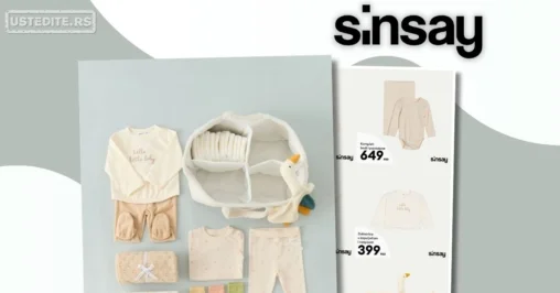 Sinsay akcija ODEĆA ZA BEBE mart/april 2026.