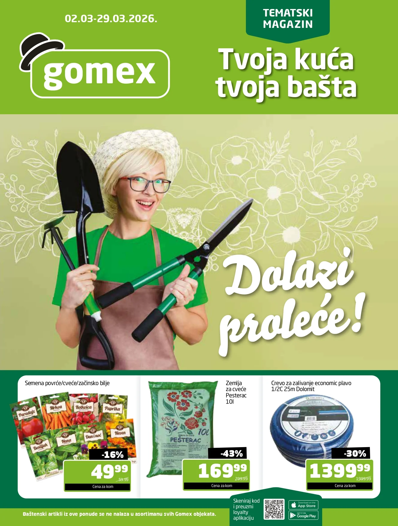Gomex katalog TEMA MESECA 2-29.3.2026.