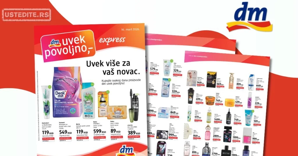 dm Express katalog 16-31.3.2026.