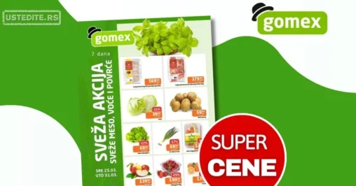Gomex SVEŽA AKCIJA 25-31.3.2026.