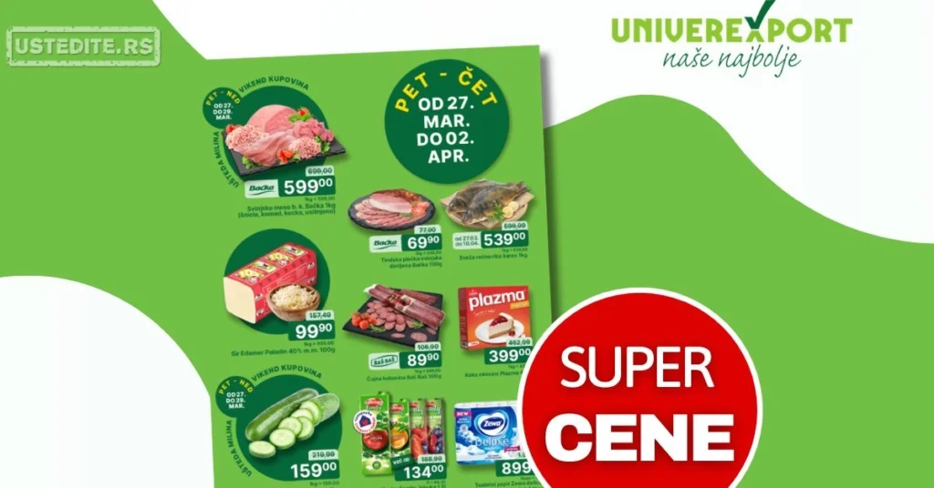 Univerexport katalog 27.3-2.4.2026.