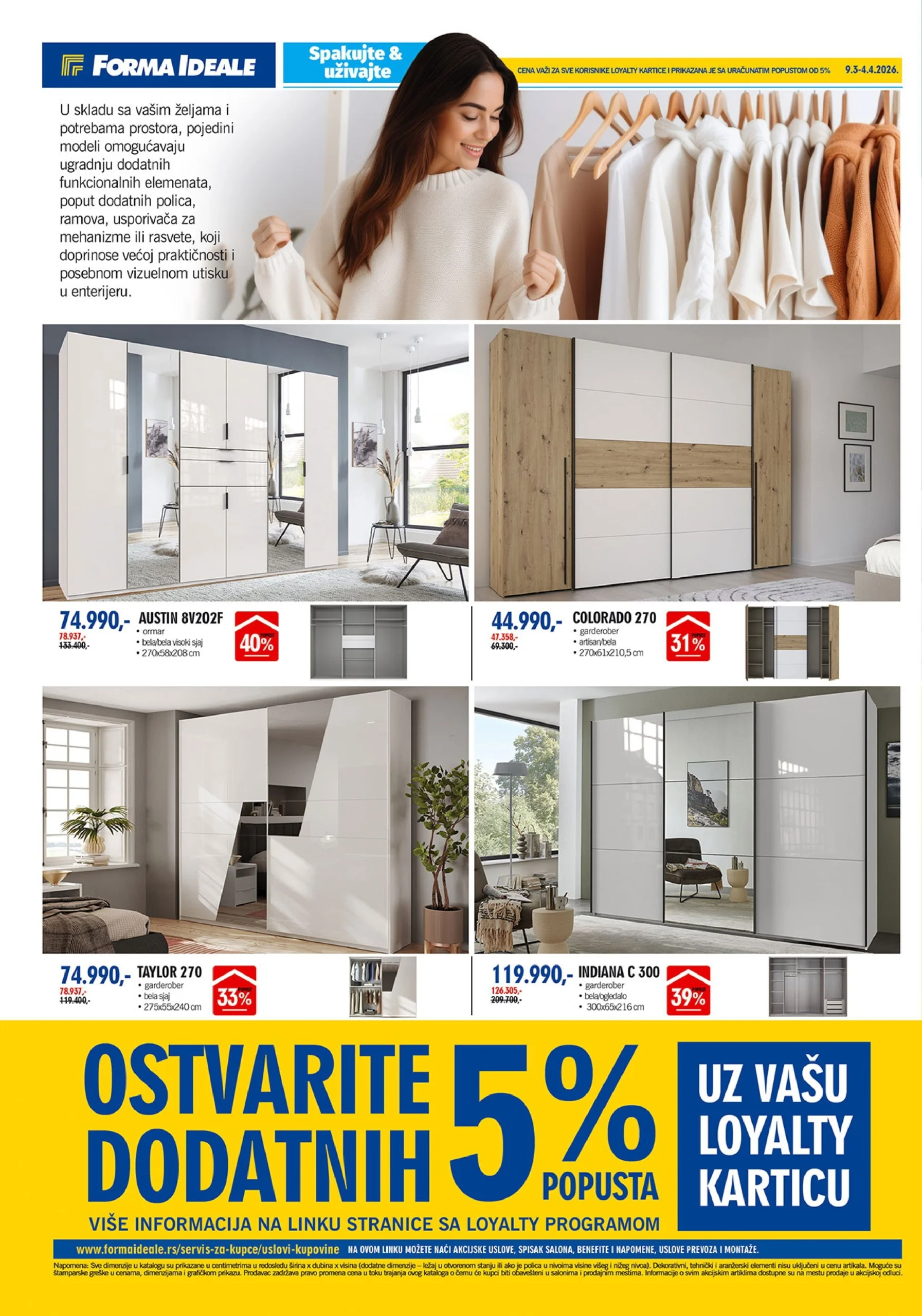 Forma Ideale katalog GARDEROBERI 9.3-4.4.2026.
