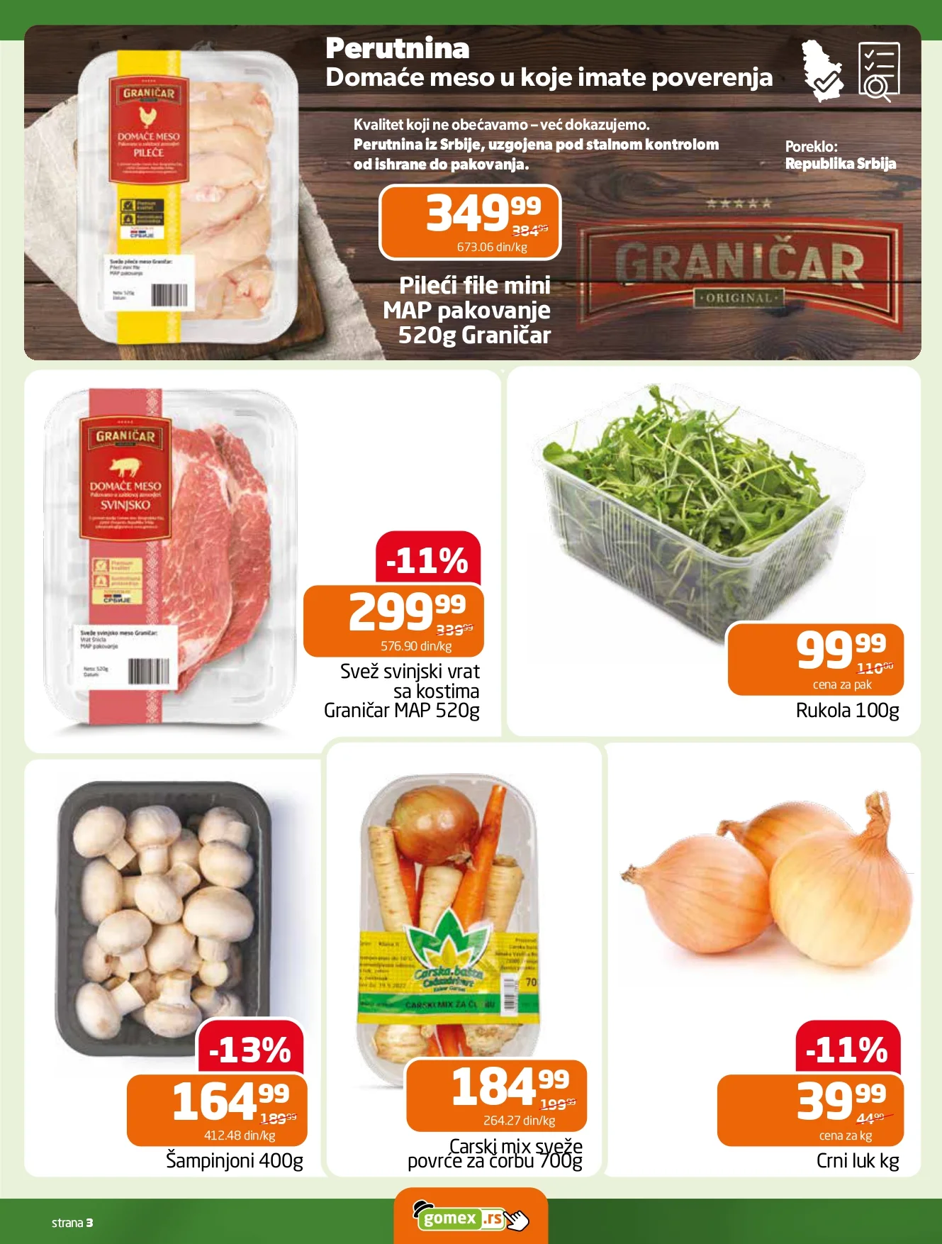 Gomex katalog AKCIJE IZ ŠEŠIRA 18-31.3.2026.