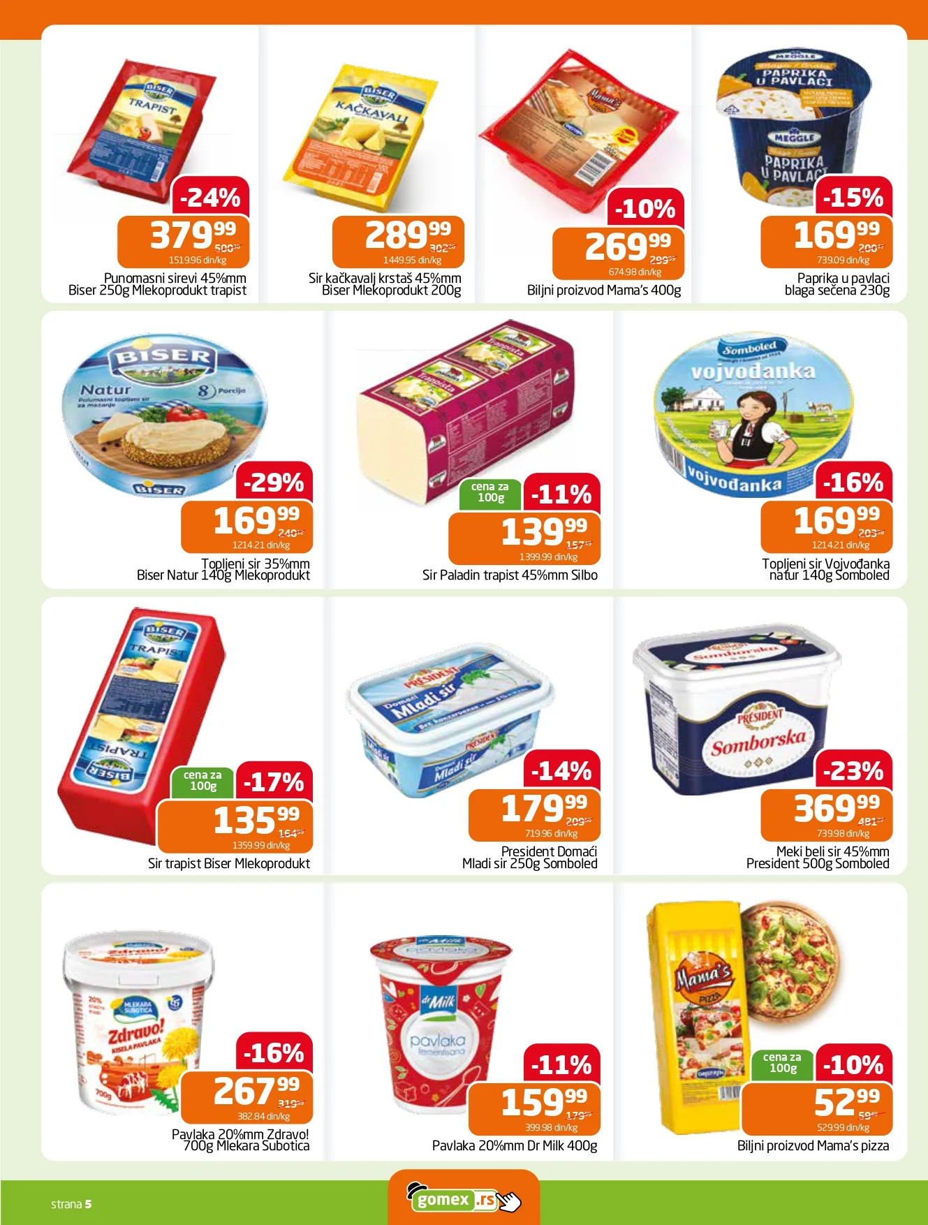 Gomex katalog AKCIJE IZ ŠEŠIRA 18-31.3.2026.