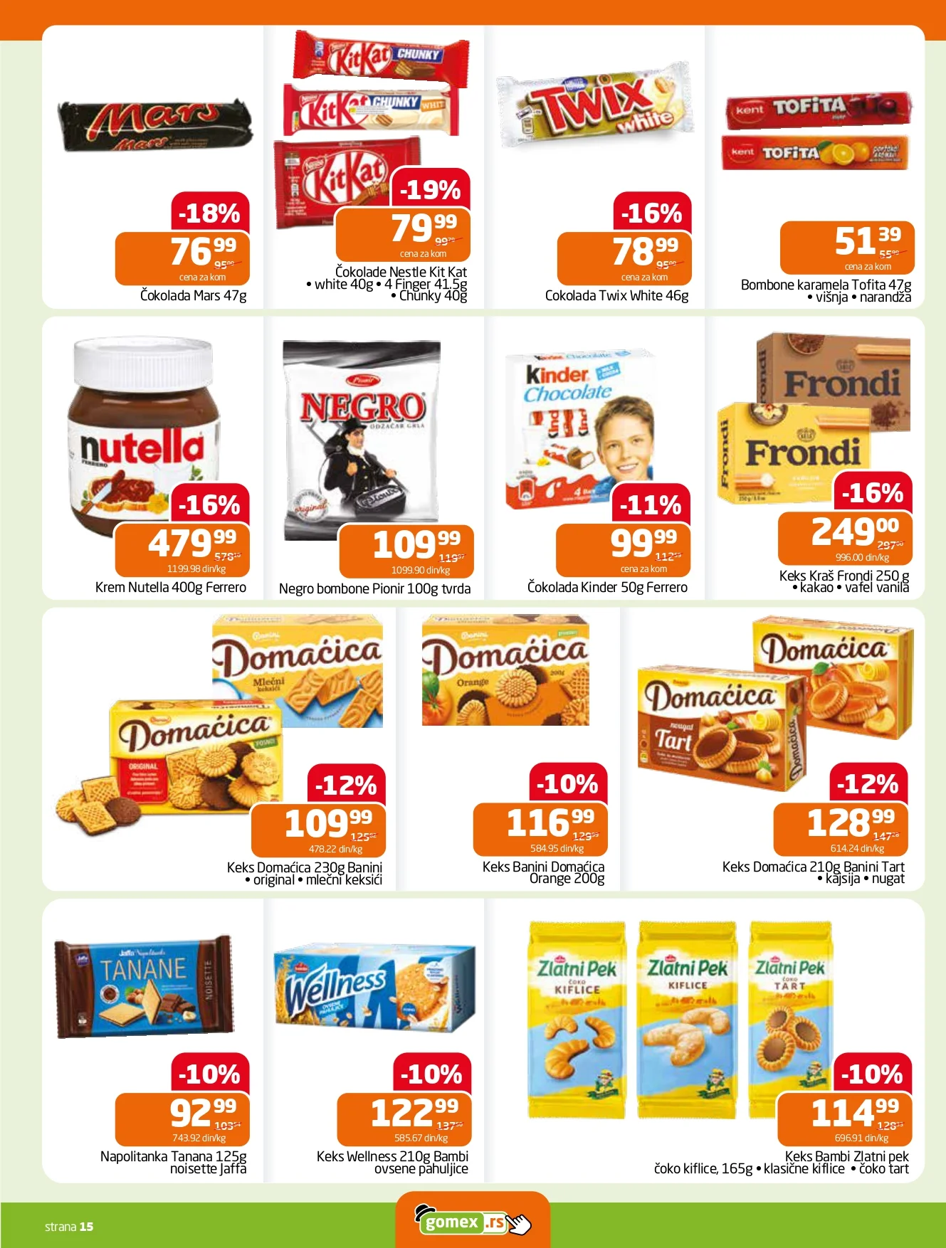 Gomex katalog AKCIJE IZ ŠEŠIRA 18-31.3.2026.