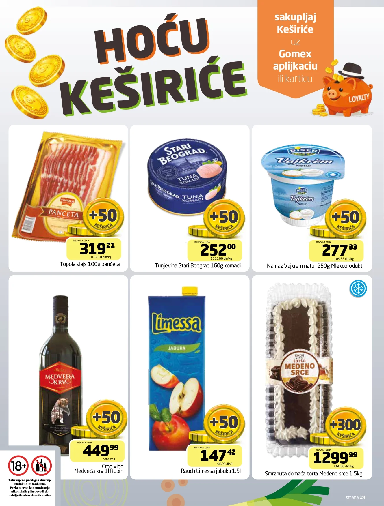 Gomex katalog AKCIJE IZ ŠEŠIRA 18-31.3.2026.