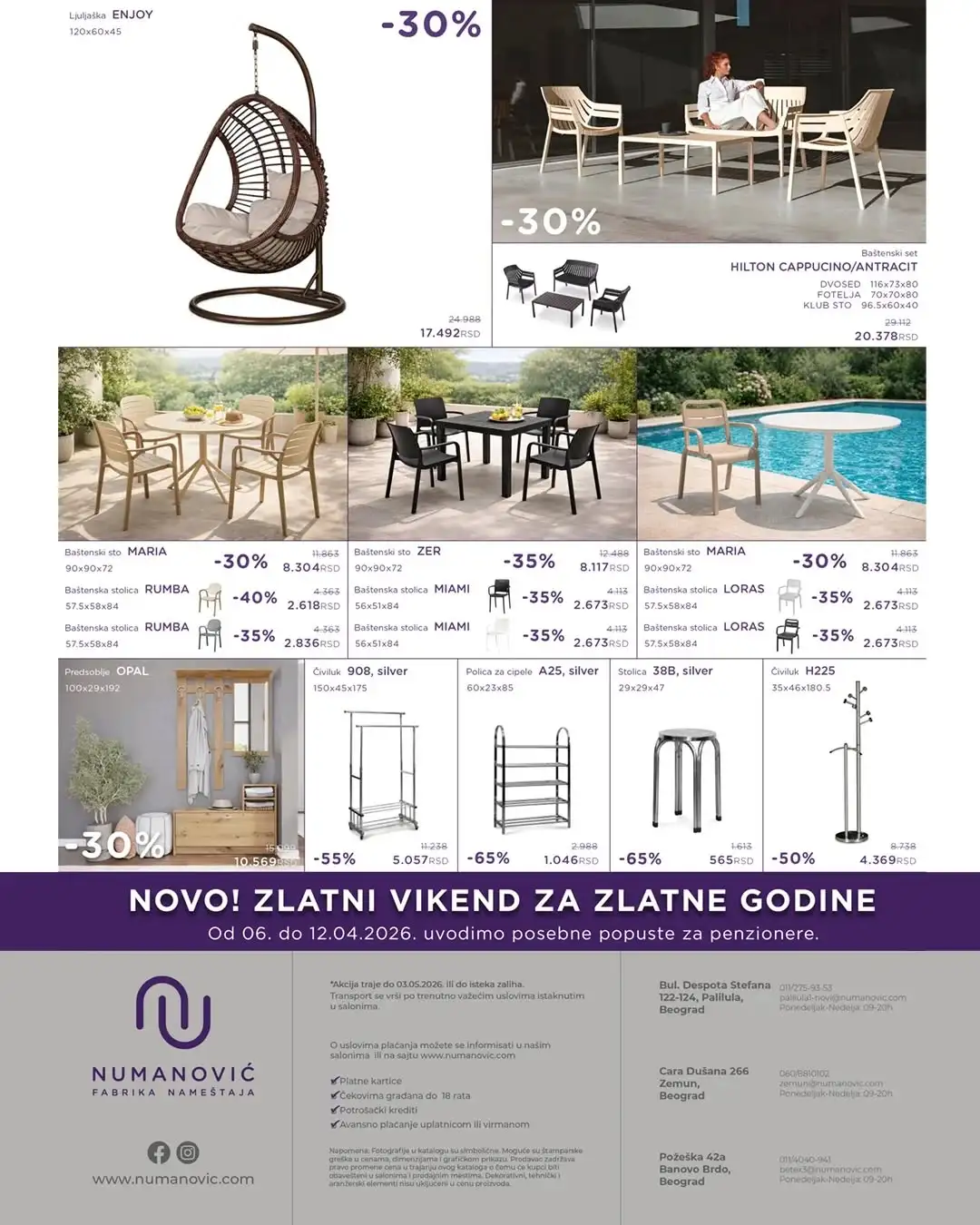 Numanović nameštaj katalog 3.4-3.5.2026.