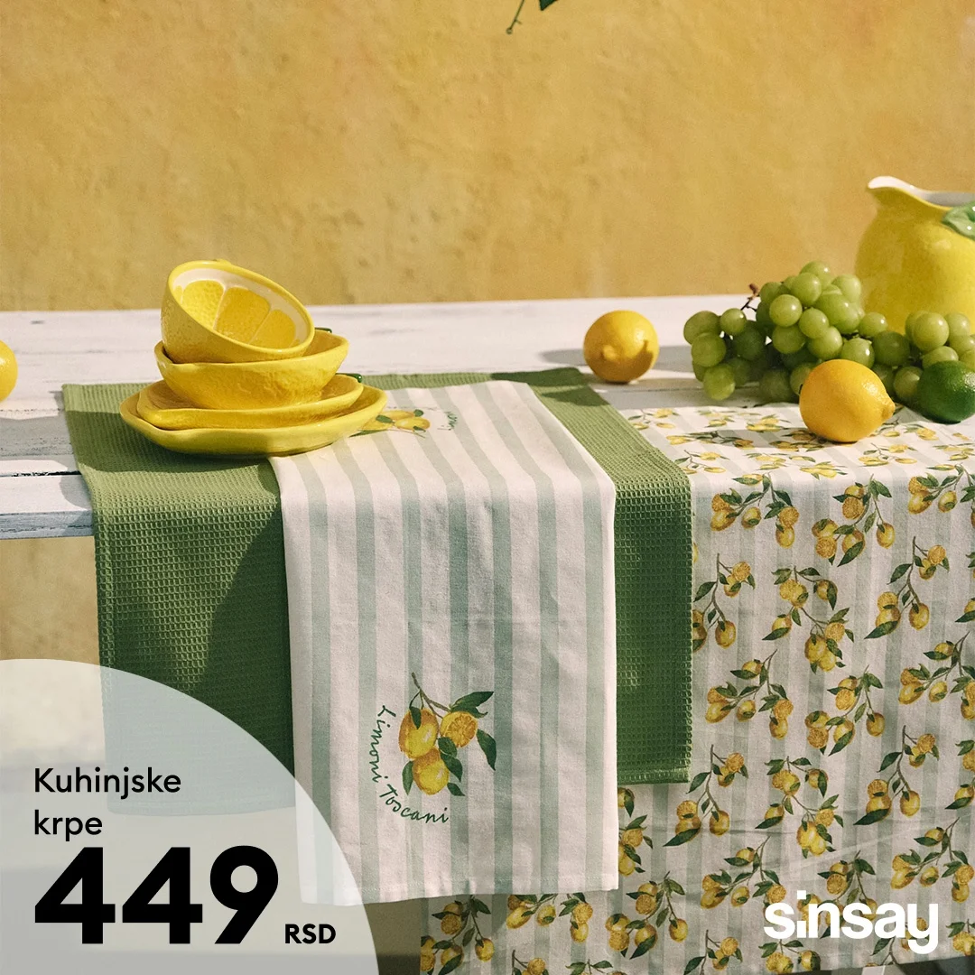 Sinsay akcija: dekoracije i kuhinjski detalji za dom – april 2026.