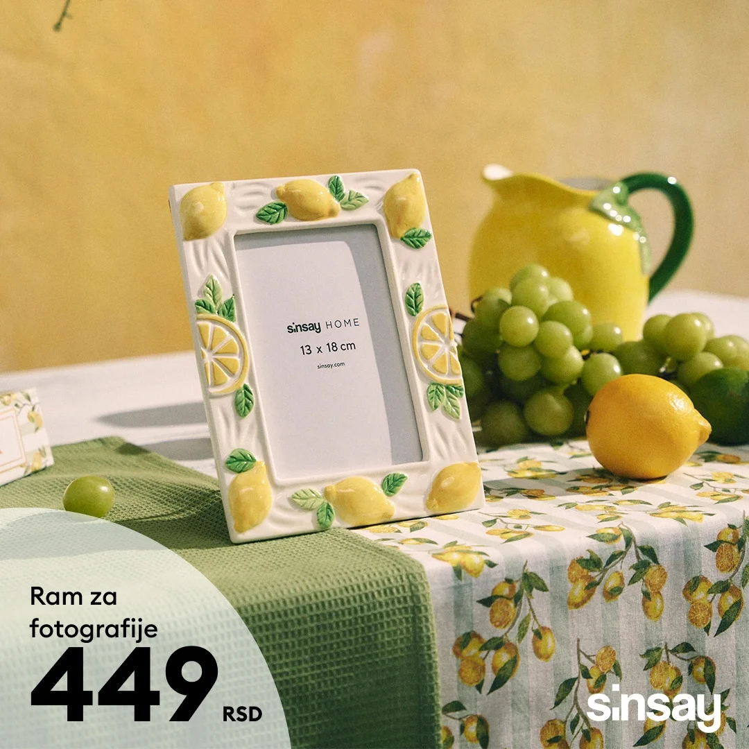 Sinsay akcija: dekoracije i kuhinjski detalji za dom – april 2026.