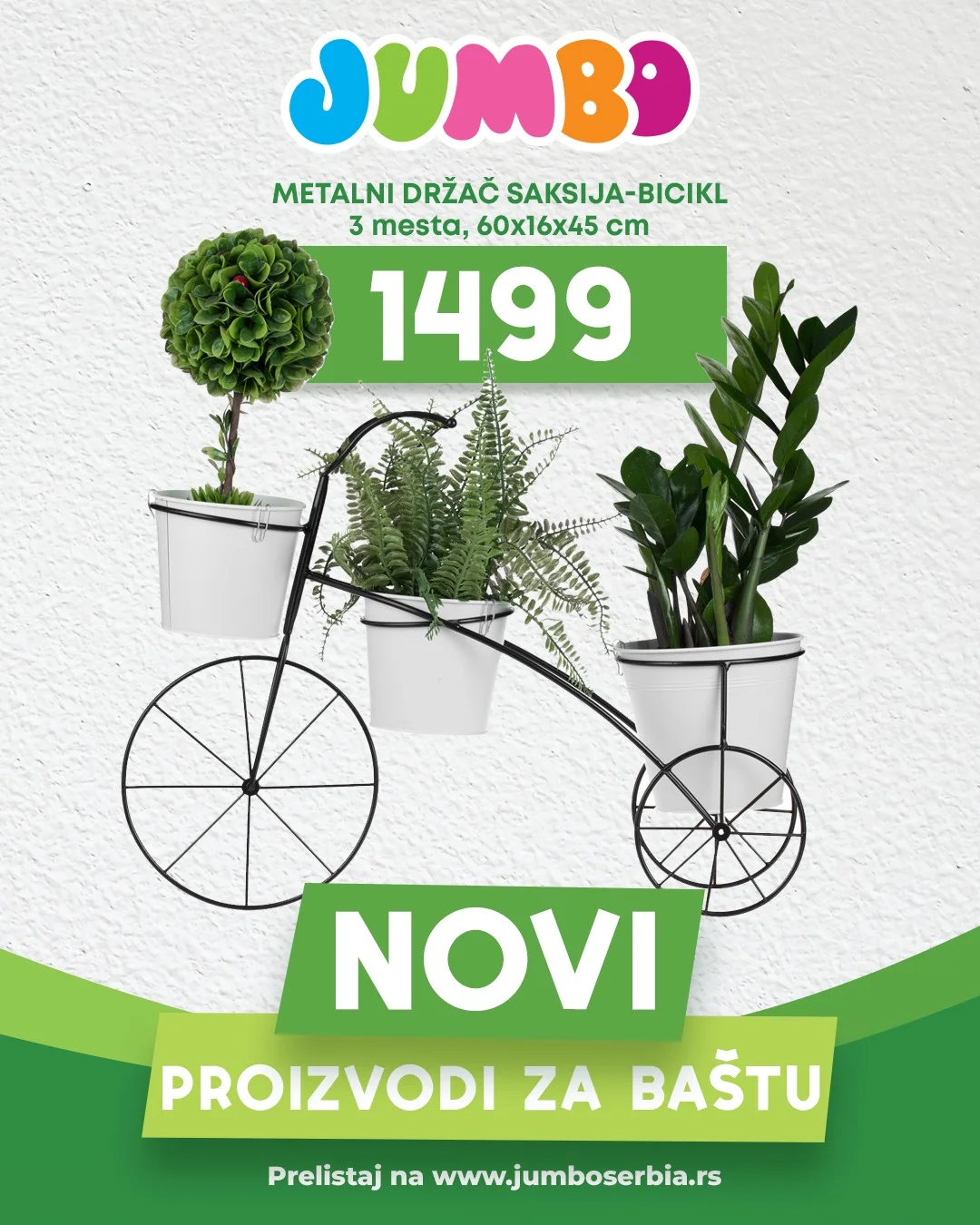 Jumbo akcija SVE ZA BAŠTU april 2026.