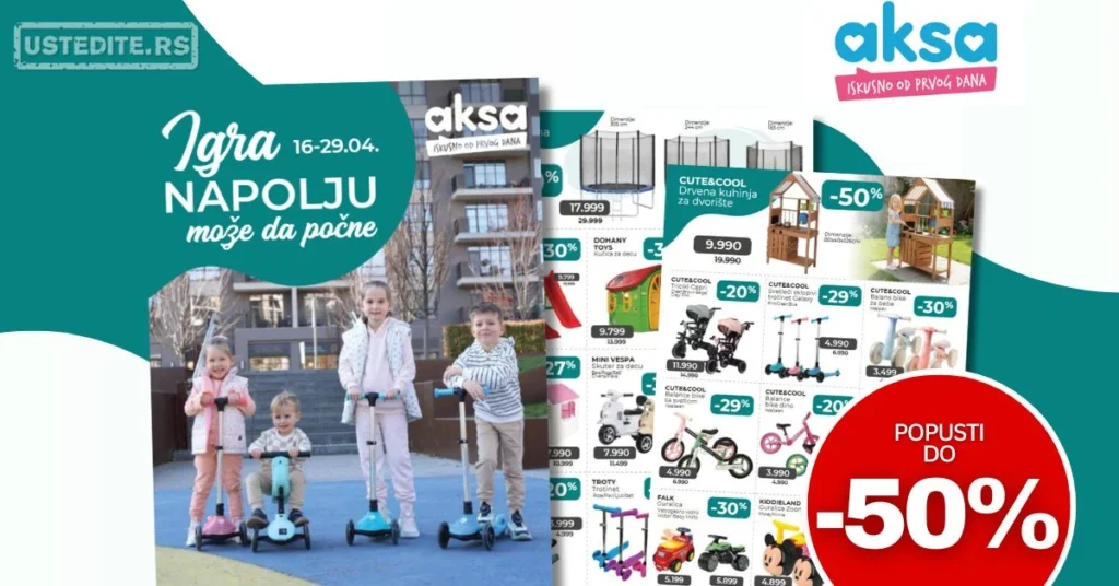 Aksa katalog IGRA NAPOLJU 16-29.4.2026.
