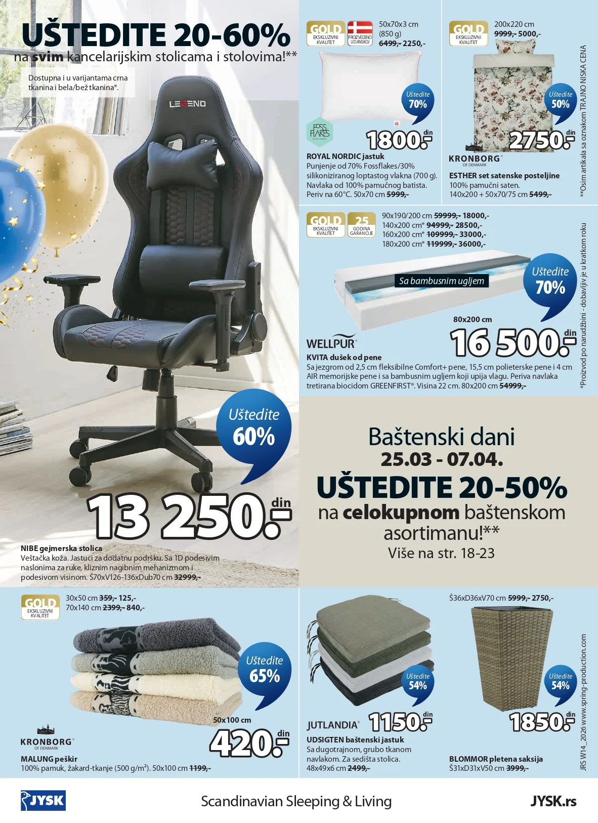 Jysk katalog 1-14.4.2026.