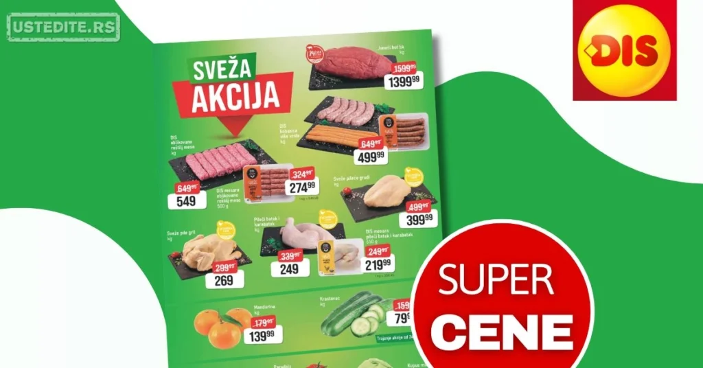 Dis SVEŽA AKCIJA 24.4-1.5.2026.
