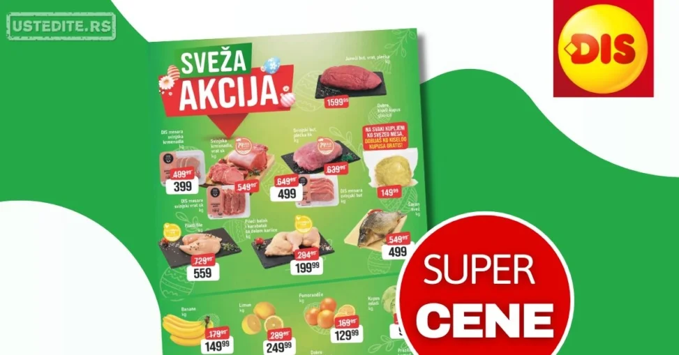 Dis SVEŽA AKCIJA 3-11.4.2026.
