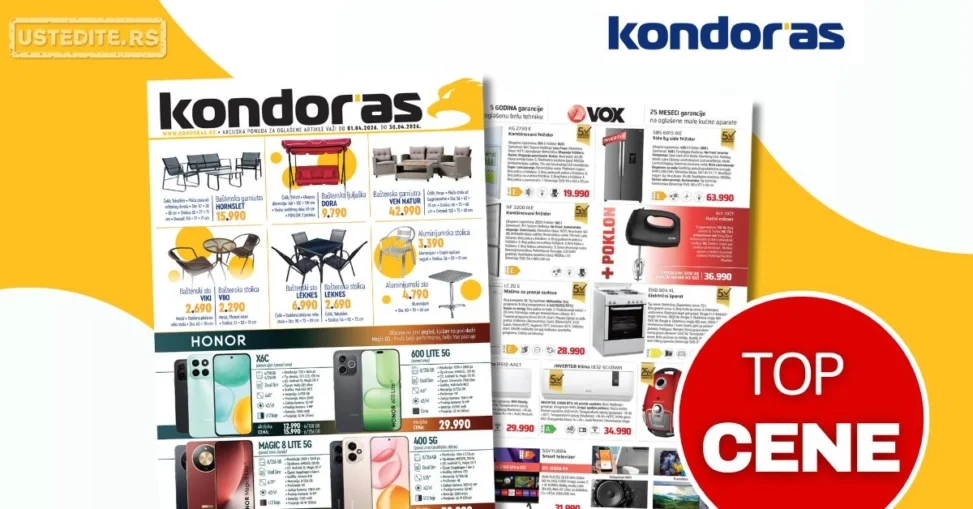 Kondor As katalog 1-30.4.2026.