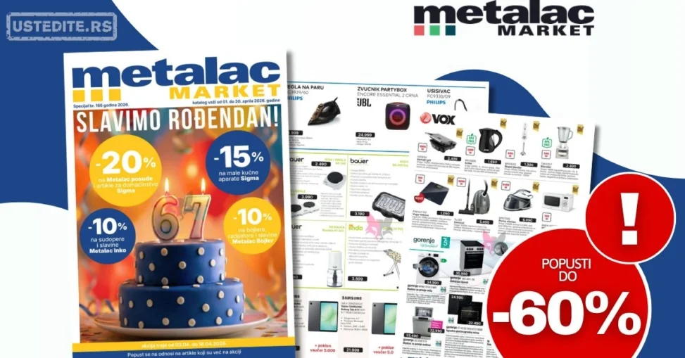 Metalac market katalog 1-30.4.2026.