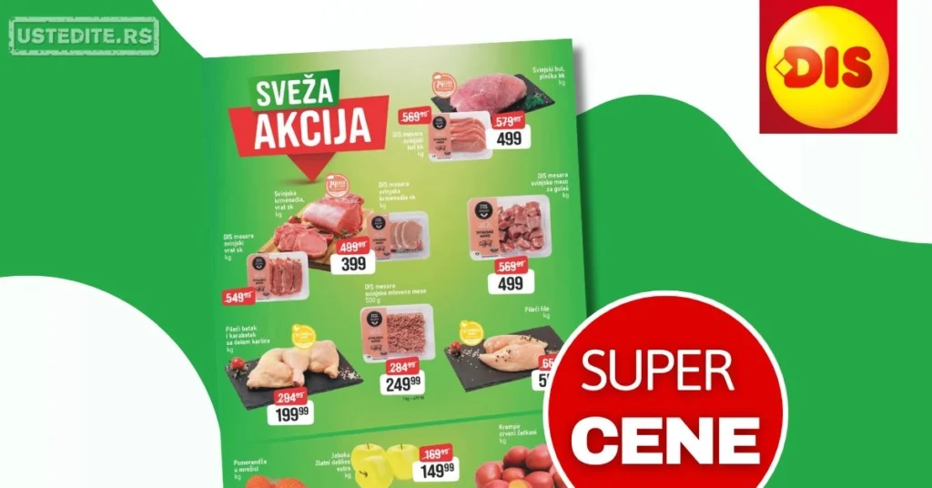 Dis SVEŽA AKCIJA sniženje do 23.4.2026.