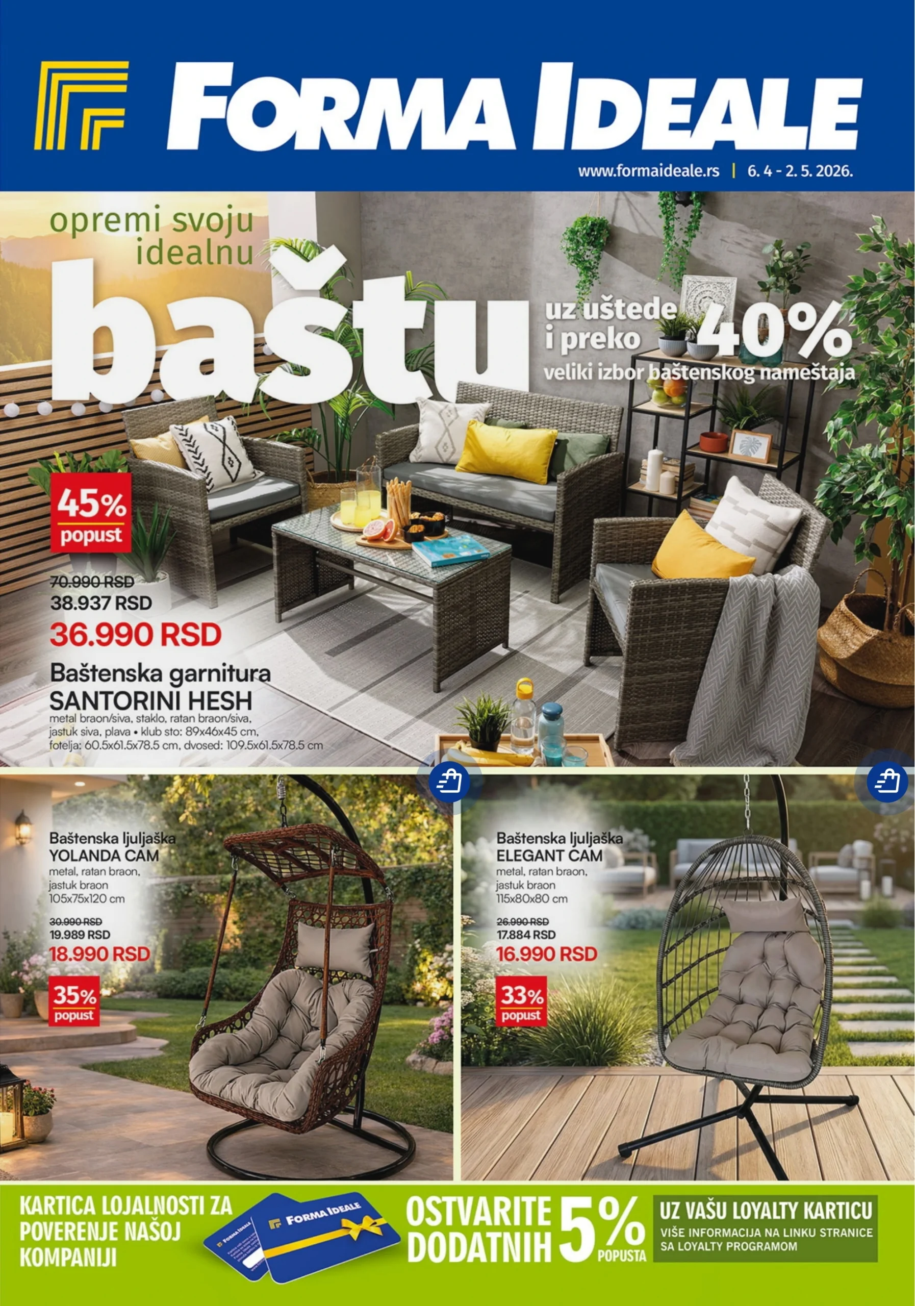 Forma Ideale katalog SVE ZA BAŠTU 6.4-2.5.2026. 