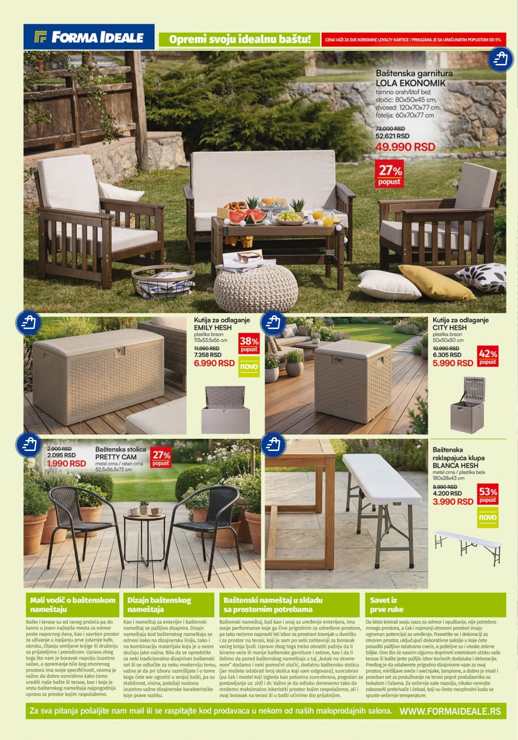 Forma Ideale katalog SVE ZA BAŠTU 6.4-2.5.2026. 
