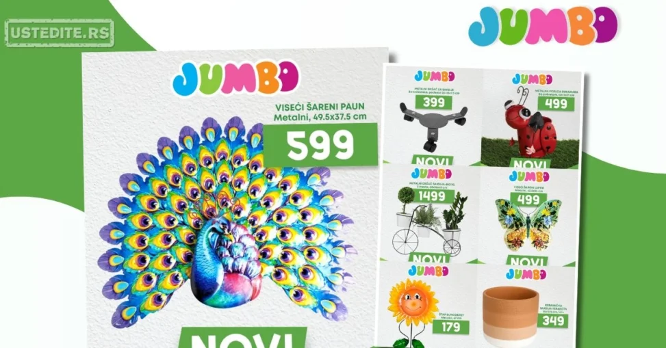 Jumbo akcija SVE ZA BAŠTU april 2026.