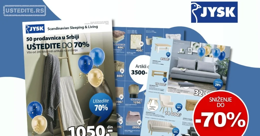 Jysk katalog 1-14.4.2026.