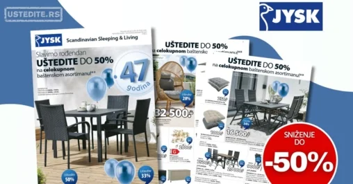 Jysk katalog 22.4-5.5.2026.