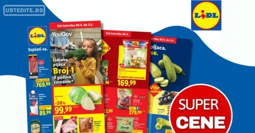 Lidl katalog PREHRANA/NEPREHRANA 30.4-6.5.2026.