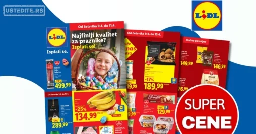 Lidl katalog 9-15.4.2026.