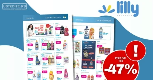 Lilly AKCIJA - SVE ZA ČISTU KUĆU 1-30.4.2026.