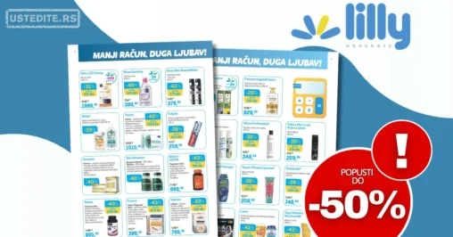 Lilly katalog MANJI RAČUN/DUGA LJUBAV 1-30.4.2026.