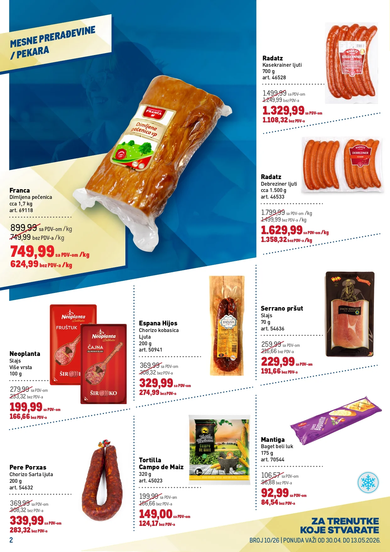 Metro katalog PREHRANA/NEPREHRANA 30.4-13.5.2026.