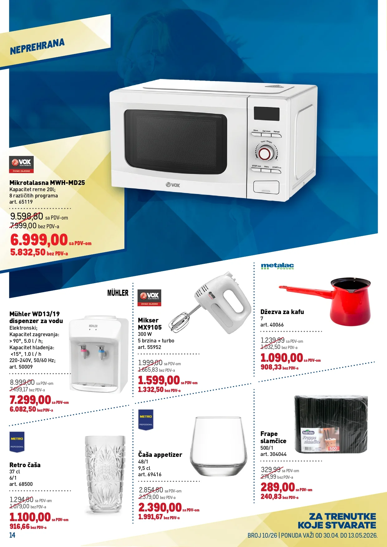 Metro katalog PREHRANA/NEPREHRANA 30.4-13.5.2026.