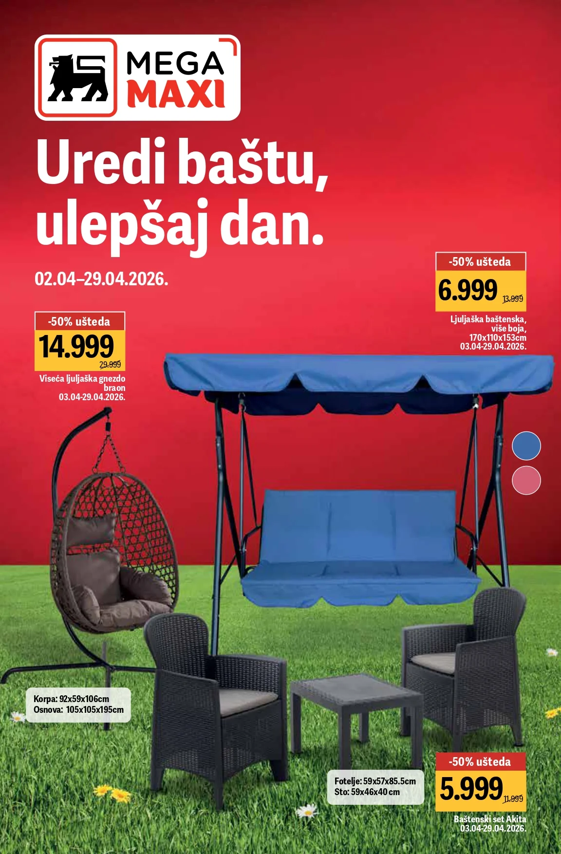 Mega Maxi akcija BAŠTA 2-29.4.2026.
