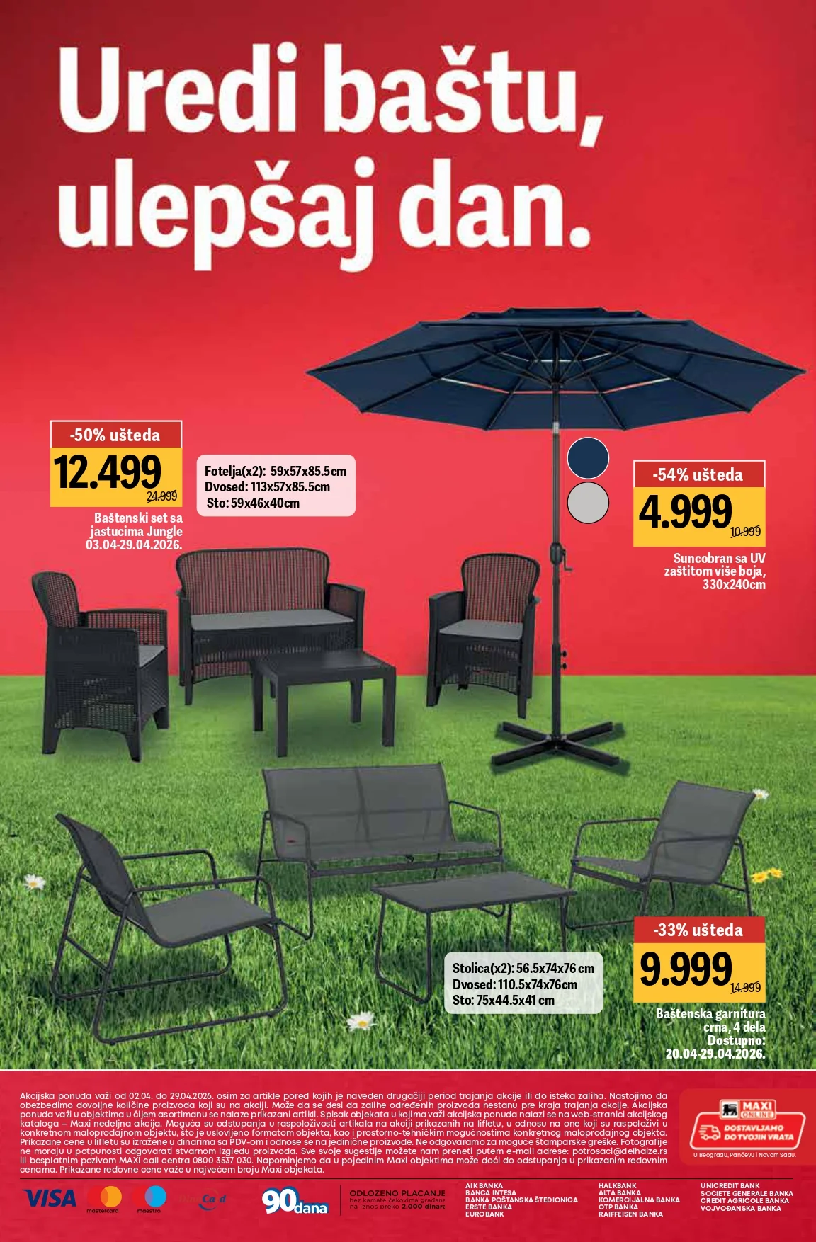 Mega Maxi akcija BAŠTA 2-29.4.2026.
