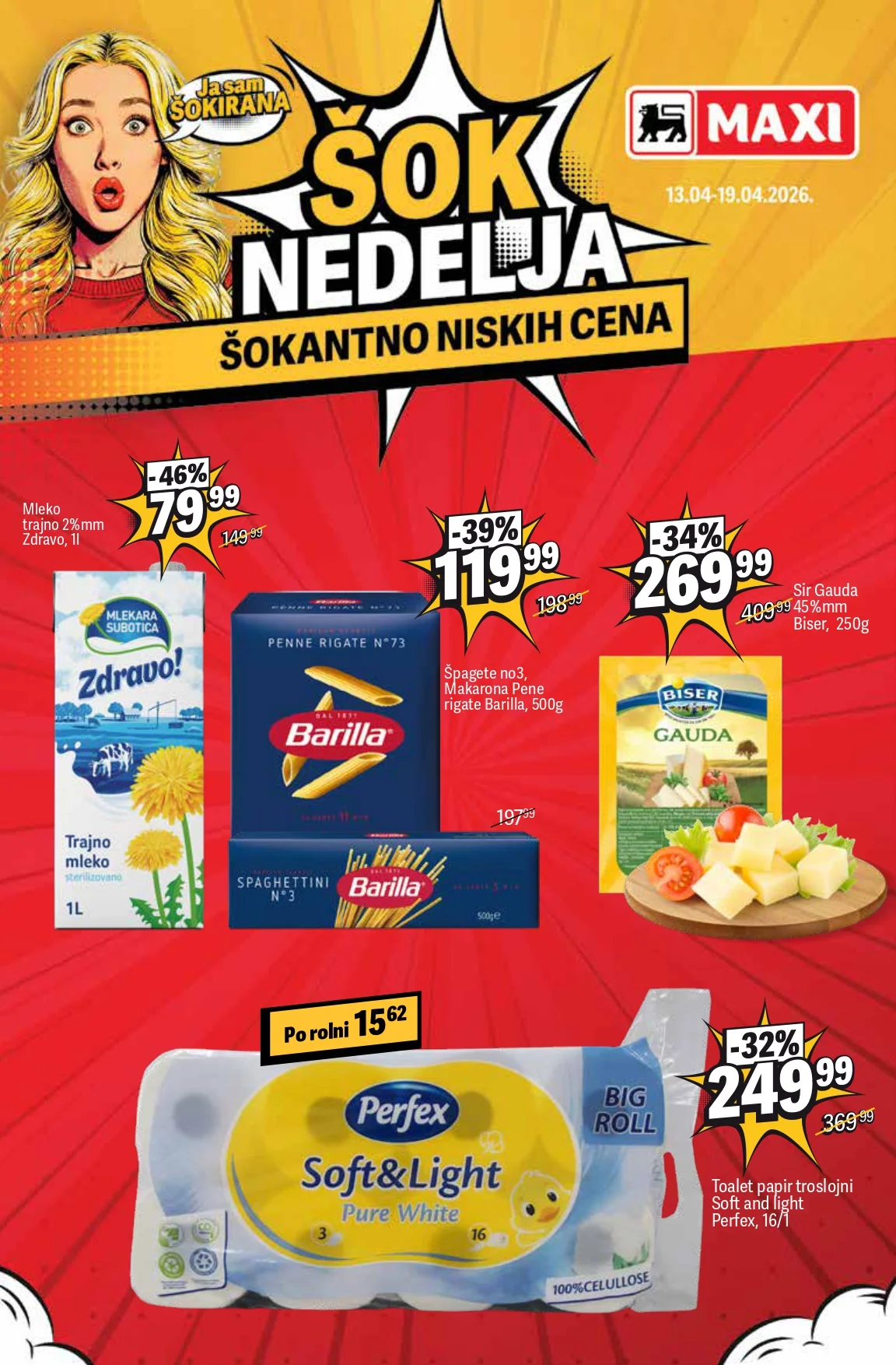 Maxi katalog ŠOK NEDELJA sniženje do 19.4.2026.