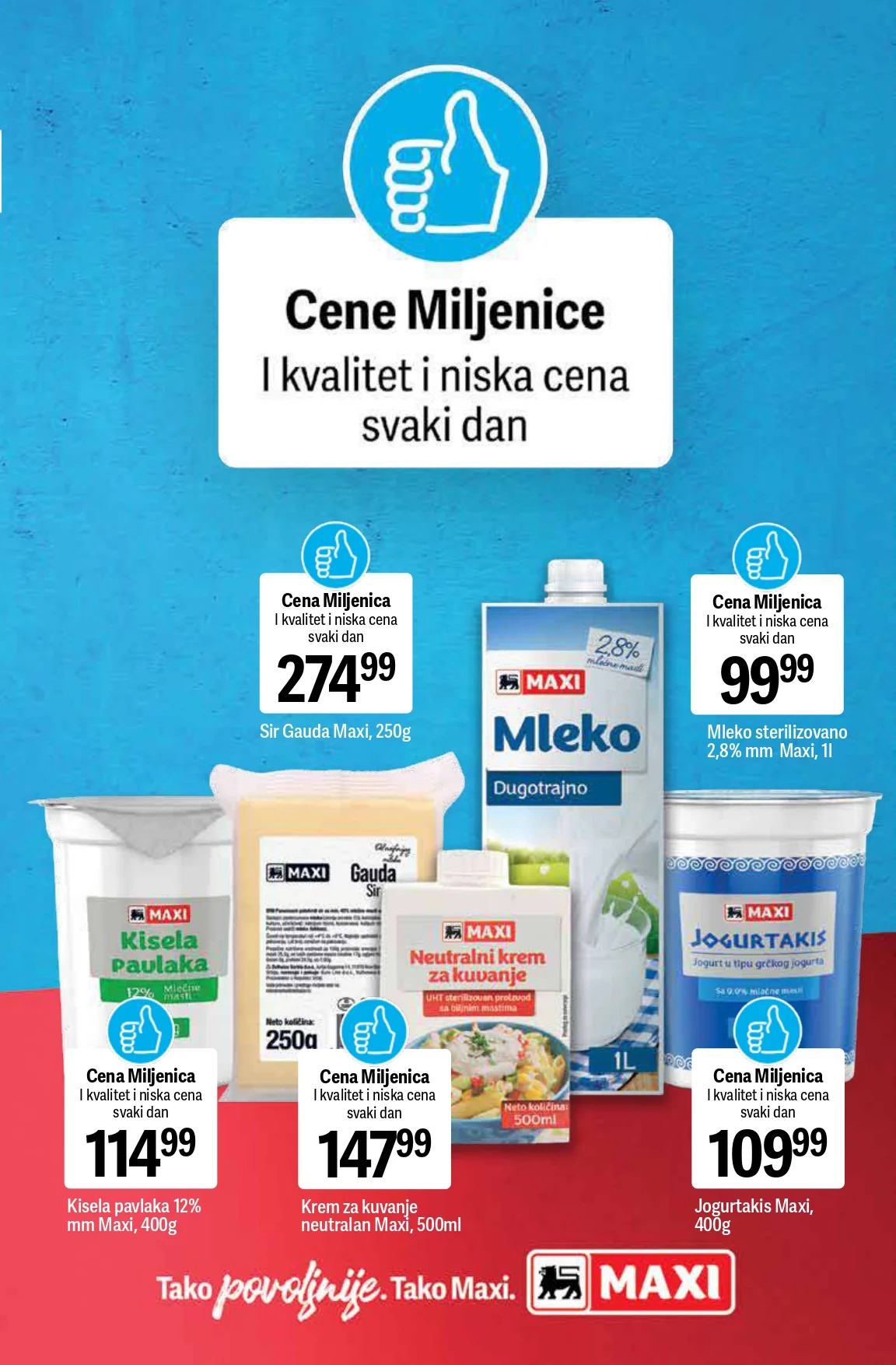 Maxi katalog CENE MILJENICE april 2026.