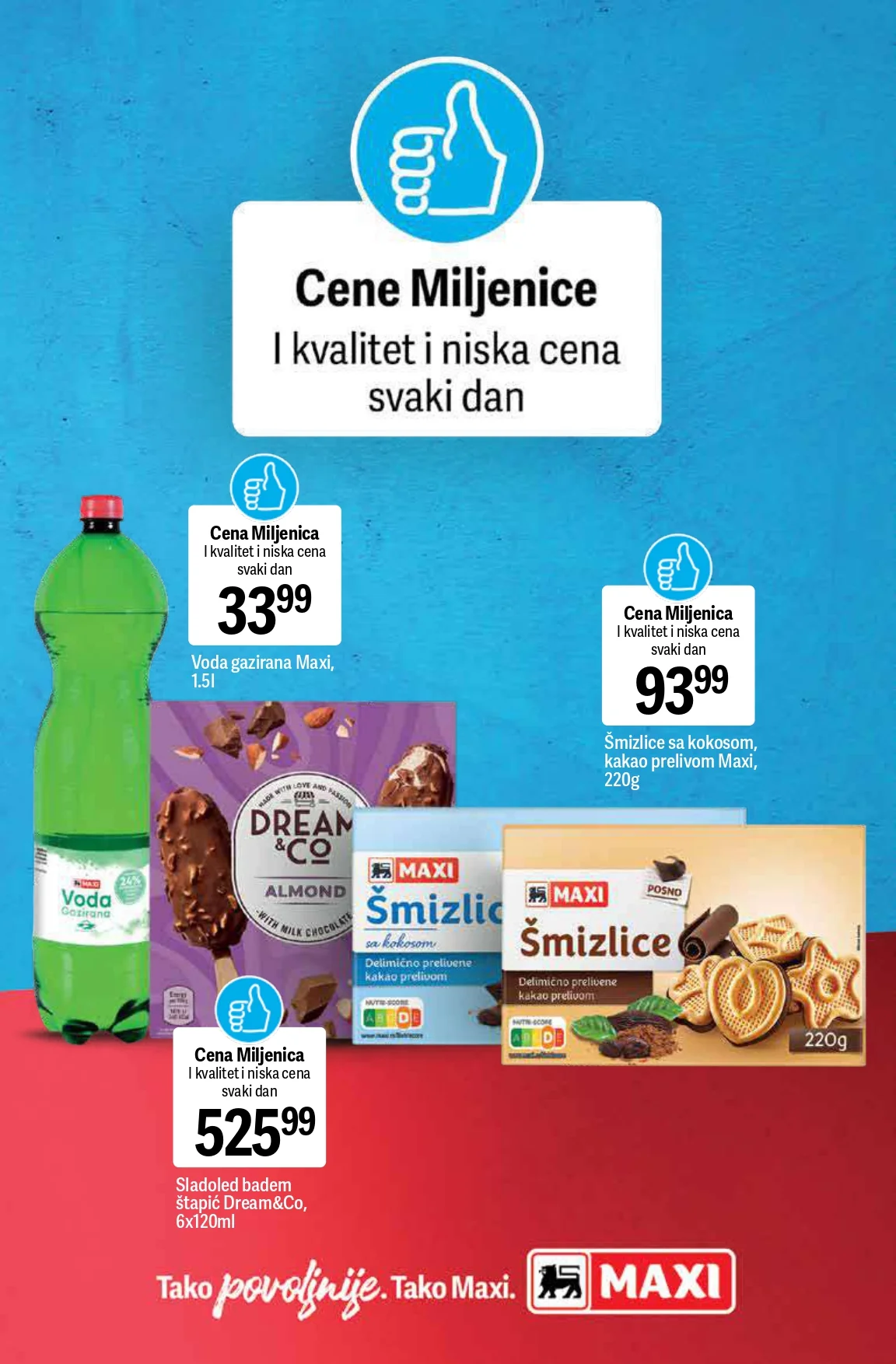 Maxi katalog CENE MILJENICE april 2026.