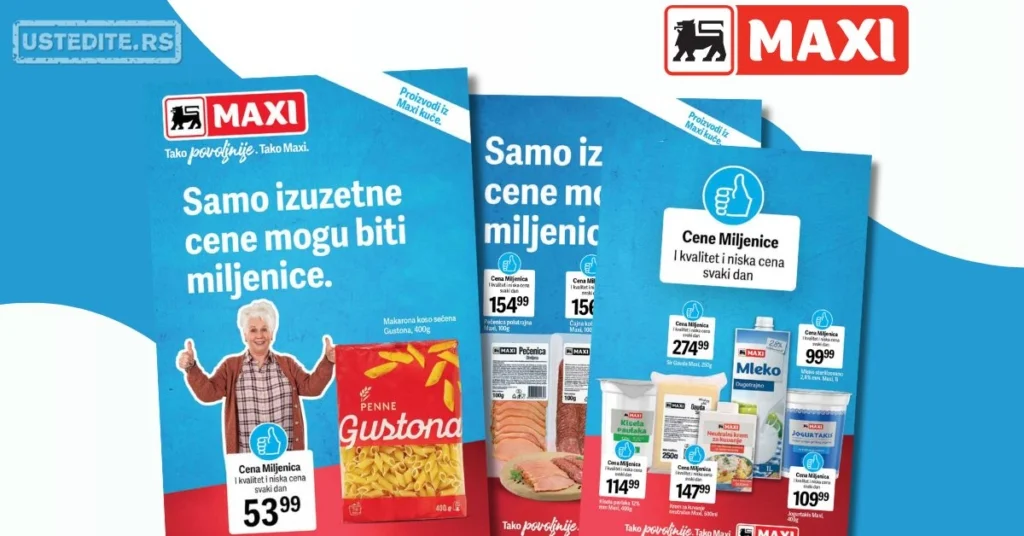 Maxi katalog CENE MILJENICE april 2026.