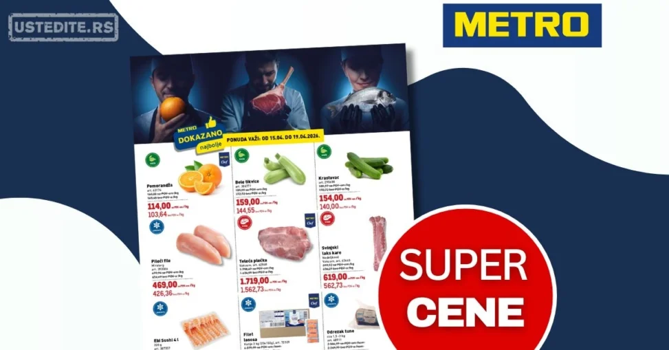 Metro katalog DOKAZANO 15-19.4.2026.