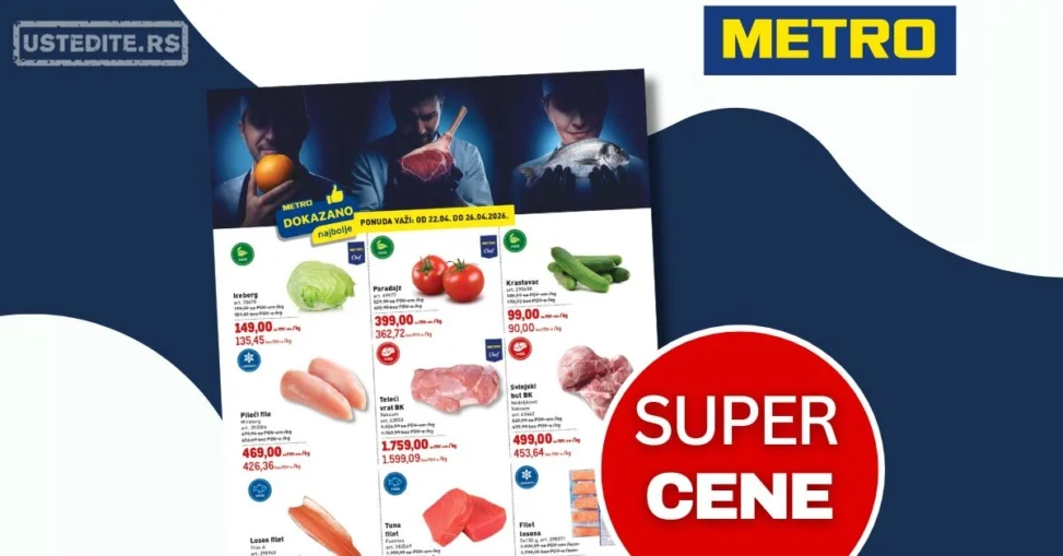 Metro katalog DOKAZANO 22-26.4.2026.