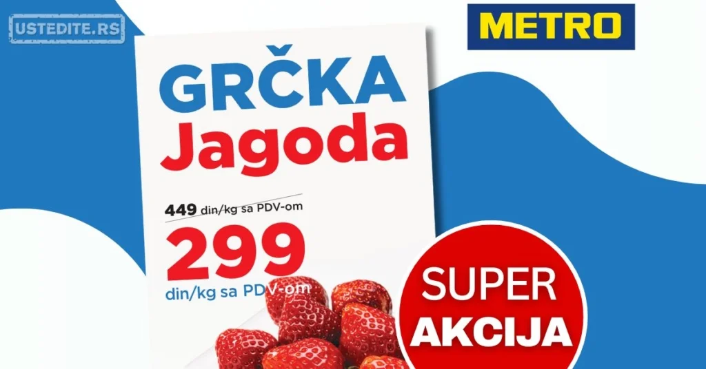 Metro akcija GRČKA JAGODA 7-11.4.2026.