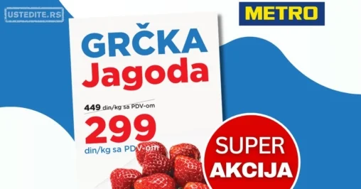Metro akcija GRČKA JAGODA 7-11.4.2026.