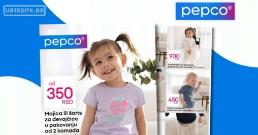 Pepco akcija ODEĆA ZA NAJMLAĐE april 2026.