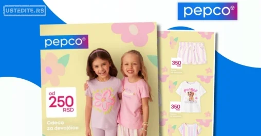 Pepco akcija prolećna odeća za devojčice - već od 250 RSD april 2026.