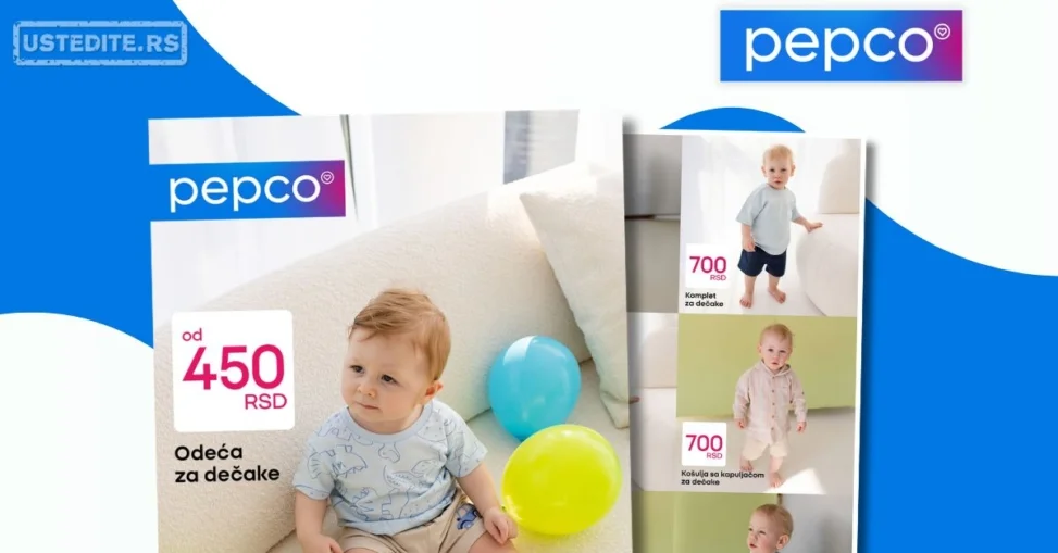 Pepco akcija ODEĆA ZA BEBE april 2026.